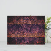 ゴシックレースオレンジパープルスクラップブック紙 (スタンド正面)