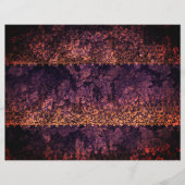 ゴシックレースオレンジパープルスクラップブック紙 (正面)