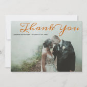 ゴシックレースハロウィーンオレンジブラックサンキューカード サンキューカード (正面)