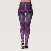 ゴシックレースO'デススチームパンクスカルレースwicca レギンス (裏面)