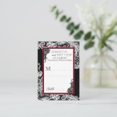 ゴシックレ結婚ース座席表 プレイスカード (スタンド正面)