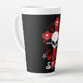 ゴシックロックファッション カフェラテマグ (左アングル)