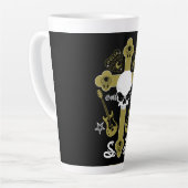 ゴシックロックファッション カフェラテマグ (左アングル)