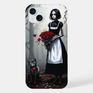 ゴシックロボットの女の子 iPhone 15 PLUSケース