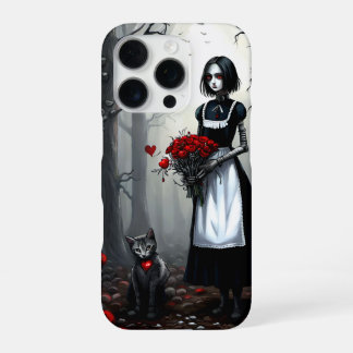 ゴシックロボットの女の子 iPhone 16 PROケース