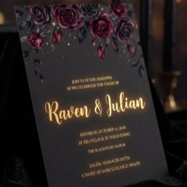 ゴシックロマンスの結婚式I 招待状