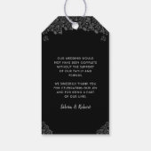 ゴシックロマンスサンキューカスタムギフトラベル ギフトタグ (裏面)