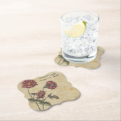 ゴシックロマ結婚ンス紙コースターダークエレガント ペーパーコースター (インサイチュ)