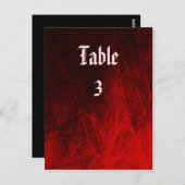 ゴシックローズテーブルカード ポストカード (正面/裏面)