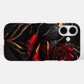 ゴシックローズハート - 高級ダークアートフォンケース" Case-Mate iPhoneケース (裏面 (横))