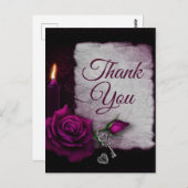 ゴシックローズ・キャンドル・ロケットパーティー御礼 ポストカード (正面/裏面)