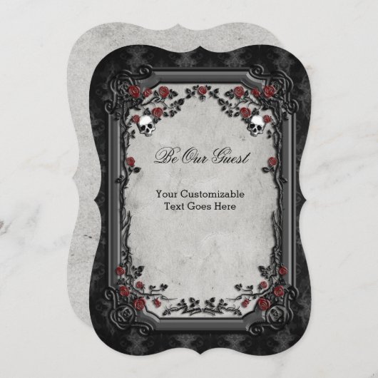 ゴシックローズ＆スカル (正面/裏面)