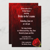 ゴシックローズ ブライダルシャワー招待状 招待状 (正面/裏面)