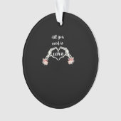 ゴシックヴァレンティクラシックズハート – スケルトンハンズ オーナメント (正面)