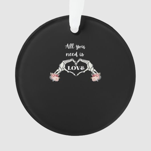 ゴシックヴァレンティクラシックズハート – スケルトンハンズ オーナメント (正面)