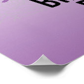 ゴシックヴァンパイアリップハロウィーン誕生日ポスターサイン ポスター (角)