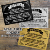 ゴシックヴィンテージウィッチー詳細結婚ズ ノートカード