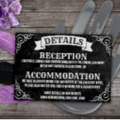 ゴシックヴィンテージウィッチー詳細結婚ズ ノートカード