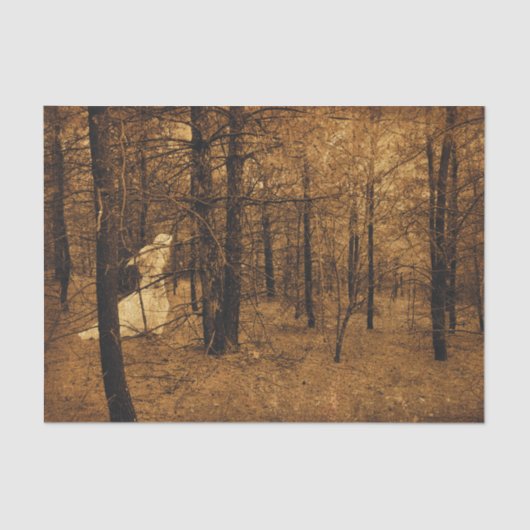 ゴシックヴィンテージエンジェルブラウンフォレストツリーズ 薄葉紙 (正面)