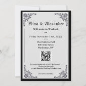 ゴシックヴィンテージスケルトン対結婚QRC (裏面)