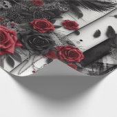 ゴシックヴィンテージハロウィーンギフトラッピング紙 ラッピングペーパー (角)