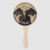 ゴシックヴィンテージビクトリアンドラキュラハロウィーン ハンドファン (正面)