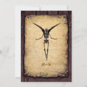 ゴシックヴィンテージビクトリアンハローウィンパーティ 招待状 (裏面)