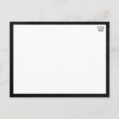 ゴシックヴィンテージブラックチャルクボードブライダルシャワー  ポストカード (裏面)