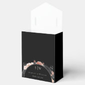 ゴシックヴィンテージブラック結婚ズサンキューモノグラム フェイバーボックス (オープン)