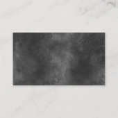 ゴシックヴィンテージベビーカー赤ちゃんシャワーおむつラッフル 名刺 (裏面)