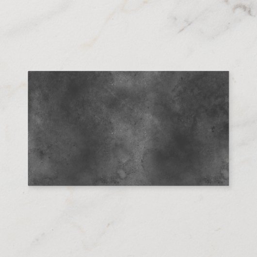 ゴシックヴィンテージベビーカー赤ちゃんシャワーおむつラッフル 名刺 (裏面)