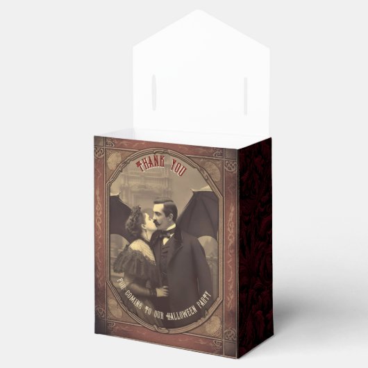 ゴシックヴィンテージヴァンパイアキスドラキュラハロウィーン フェイバーボックス (オープン)