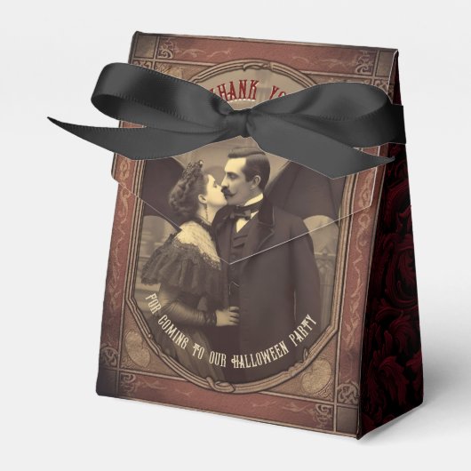 ゴシックヴィンテージヴァンパイアキスドラキュラハロウィーン フェイバーボックス (正面サイド)