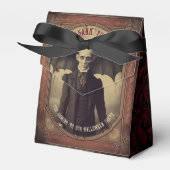 ゴシックヴィンテージヴァンパイレドラキュラハローウィンパーティ フェイバーボックス (正面サイド)