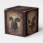 ゴシックヴィンテージヴァンパイレドラキュラハローウィンパーティ フェイバーボックス (正面サイド)