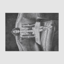 ゴシックヴィンテージ白黒スケルトン