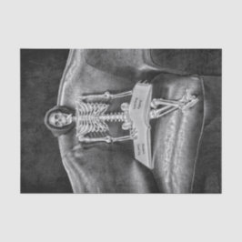 ゴシックヴィンテージ白黒スケルトン 薄葉紙