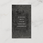 ゴシックヴィンテージ白黒タトゥースカルタロット 名刺 (裏面)