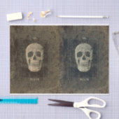 ゴシックヴィンテージ白黒テクスチャスカルタロット 薄葉紙