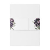 ゴシックヴィンテージ黒牡丹招待状用帯 招待状ベリーバンド (裏面例)