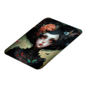 ゴシック不気味かわいい女の子ゴシック マグネット (左側)