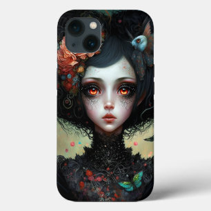 ゴシック不気味かわいい女の子ゴシック iPhone 13ケース