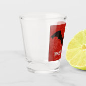 ゴシック不気味こうもりハローウィンパーティ ショットグラス (左)