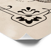 ゴシック不気味なレディーカボチャ ポスター (コーナー)