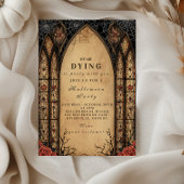 ゴシック不気味様式のアーチ型ハロウィーン 招待状