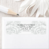 ゴシック不気味花ハートバエレガントンパイア ラベル (インサイチュ)