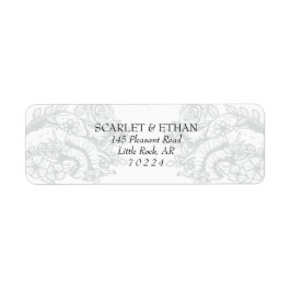 ゴシック不気味花ハートバエレガントンパイア ラベル