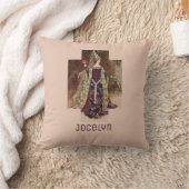 ゴシック中世の女性 クッション (ブランケット)