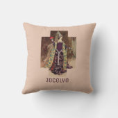 ゴシック中世の女性 クッション (裏面)