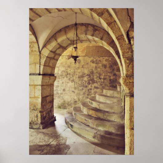 ゴシック中世の教会 ポスター (正面)